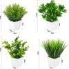 550x571-23.jpg Unyqoos® Set van vier levensechte kunstplanten in pot voor stijlvolle binnenhuisdecoratie