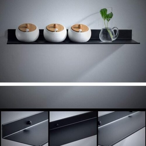 550x571-28.jpg Unyqoos® Wandgemonteerd zwevend metalen rek voor badkamer met ruimtebesparing