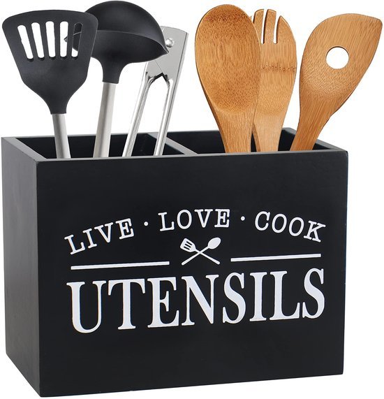 Unyqoos® Stijlvolle Grote Keukenorganizer Met Verwijderbare Bodem En Twee Praktische Vakken