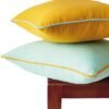 550x571-44.jpg Unyqoos® Tweekleurige kussenslopen set van 2 in mango en mintgroen voor moderne woonstijl