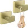 550x571-46.jpg Unyqoos® Set van twee moderne wandhaken in geborsteld goud voor diverse ruimtes