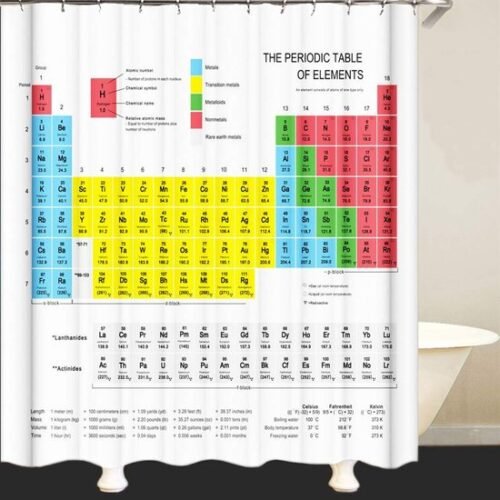 550x572-30.jpg Unyqoos® Waterdicht polyester douchegordijn met uniek ontwerp en metalen ogen