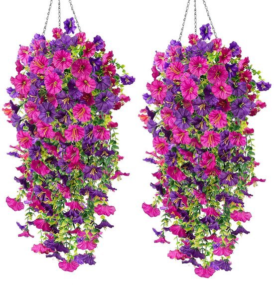 550x572-37.jpg Unyqoos® Set van 4 Realistische Hangende Kunstplanten voor Buiten en Binnen Decoratie