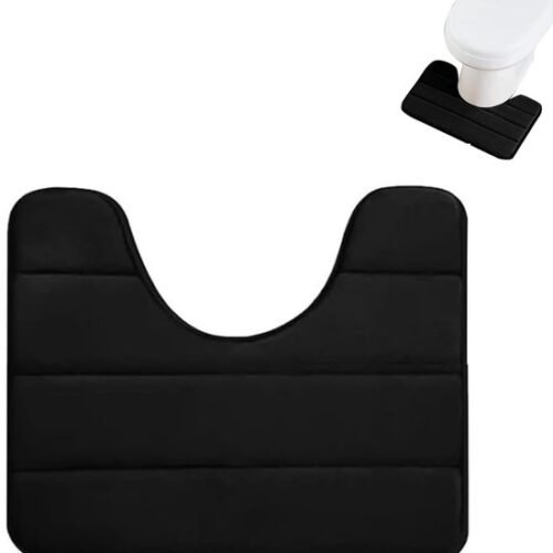 Unyqoos® Zachte en Antislip Toilettapijt met U-Vorm voor Veiligheid en Comfort