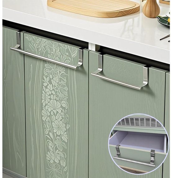 550x572-58.jpg Unyqoos® Set van twee elegante roestvrijstalen handdoekhouders voor keuken en badkamer