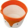 550x572-64.jpg Unyqoos® Opvouwbare Katoenen Opbergmand met Schattig Vosontwerp en Handige Handgrepen voor Kinderen