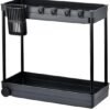 Unyqoos® Veelzijdige Onderkast Organisator Met Wielen En Accessoires Voor Keuken En Badkamer Opslag