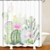550x573-33.jpg Unyqoos® Doucheschilderij met Cactussen en Bloemen voor een Tropische Badkamerervaring