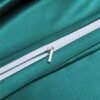 Unyqoos® Elegant satijnen dekbedovertrek set met kussensloop in glanzend turquoise