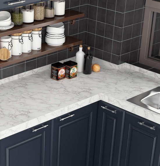 550x573-46.jpg Unyqoos® Marmerlook zelfklevende folie voor diverse oppervlakken 500x90 cm