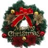Unyqoos® Decoratieve kerstkrans met bessen en ballen voor feestelijke sfeer