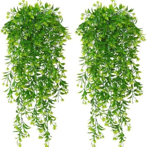 550x573-50.jpg Unyqoos® Set van vier levensechte hangplanten voor binnen en buiten decoratie