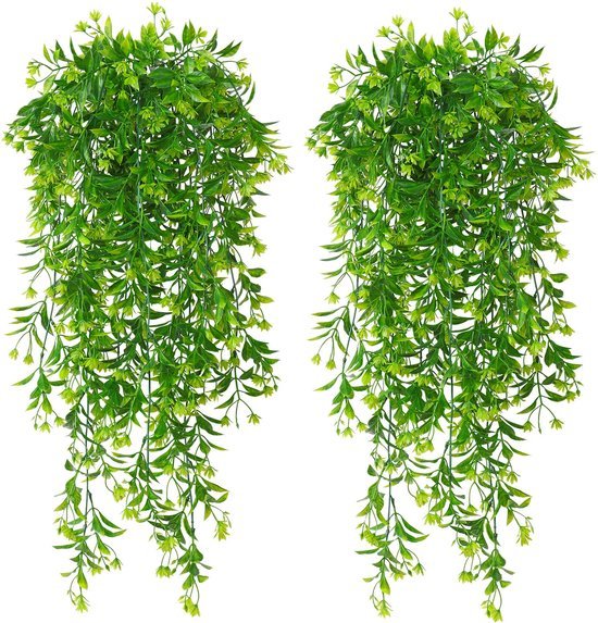 550x573-50.jpg Unyqoos® Set van vier levensechte hangplanten voor binnen en buiten decoratie