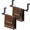 550x573-57.jpg Unyqoos® Set van twee zwarte roestvrijstalen handdoekhouders voor kastdeuren
