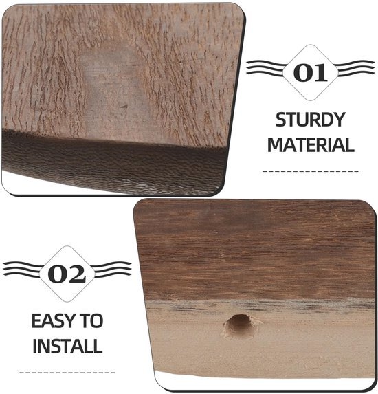 Unyqoos® Set van halfronde zwevende wandplanken voor veelzijdige interieurinrichting