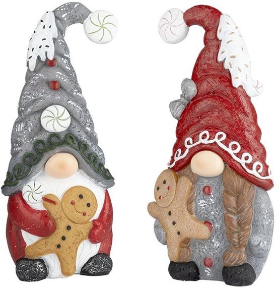 550x573-60.jpg Unyqoos® Set van twee decoratieve kabouters met peperkoek voor binnen en buiten