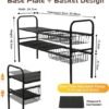 550x573-70.jpg Unyqoos® Uittrekbare en verstelbare organizer met 5 manden voor keuken en badkamer