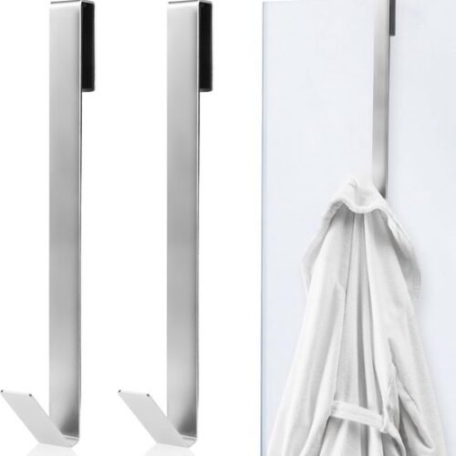 550x573-76.jpg Unyqoos® Set van twee roestvrijstalen douchedeurhaken voor handdoeken en accessoires