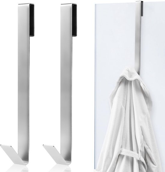 550x573-76.jpg Unyqoos® Set van twee roestvrijstalen douchedeurhaken voor handdoeken en accessoires