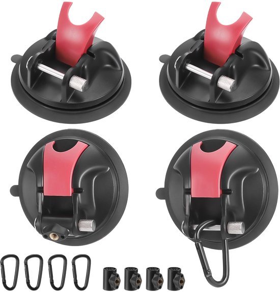 550x573-77.jpg Unyqoos® Set van vier krachtige zuignappen met haken voor veelzijdig gebruik binnen en buiten