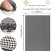 Unyqoos® Grijze antislip douchemat van luffa voor veiligheid en comfort in badkamer
