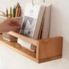 Unyqoos® Massief eiken wandplank voor kinderkamer en meer, eenvoudig te monteren