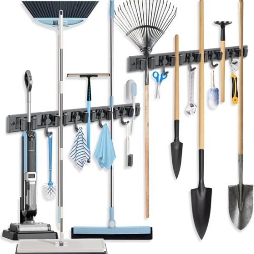 550x574-34.jpg Unyqoos® muurbevestigde gereedschapshouder set met haken en houders