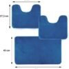 Unyqoos® Hoogwaardig Badmatten Set voor Optimale Absorptie en Veiligheid in Stijlvolle Kleuren