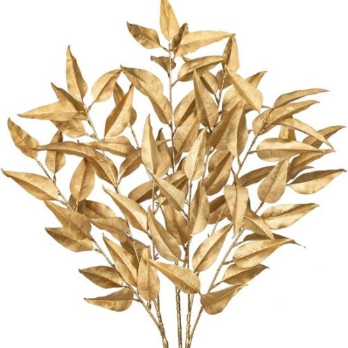 550x576-13.jpg Unyqoos® Set van 3 decoratieve gouden kunst eucalyptus takken voor feestelijke decoratie