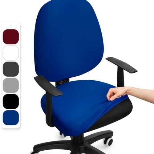 550x576-15.jpg Unyqoos® Universele stretch bureaustoelhoezen voor comfort en bescherming in blauw