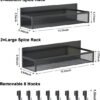 Unyqoos® Magneetisch Keuken- en Opbergorganizer voor Koelkast met Vierdelige Set en Haken