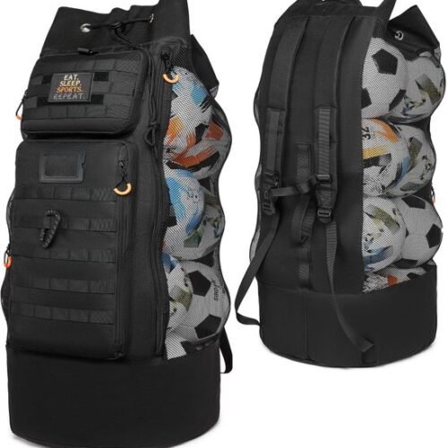 Unyqoos® Ruime en veelzijdige sporttas voor ballen met verstelbare schouderriemen Unyqoos® Ruime en veelzijdige sporttas voor ballen met verstelbare schouderriemen