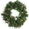 550x577-32.jpg Unyqoos® Sfeervolle kerstkrans met LED-verlichting en timer voor deur of tafel