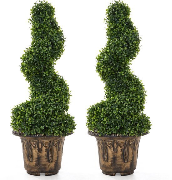 550x577-33.jpg Unyqoos® Set van twee decoratieve kunstplanten van 80 cm voor binnen en buiten