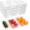 550x578-27.jpg Unyqoos® Transparante en stapelbare opbergcontainers met handgrepen voor keuken en koelkast
