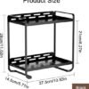 550x578-29.jpg Unyqoos® Stijlvolle Twee-laagse Make-up en Cosmetica Organizer voor Badkamer en Slaapkamer