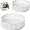 Unyqoos® Draaibare Organizers voor Keuken en Badkamer - Set van 2 Multifunctionele Opbergrekken met Antislip Design