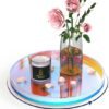 Unyqoos® Draaibaar en iriserend acryl dienblad voor keuken, badkamer en woonkamer