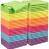 Unyqoos® Set van 60 multifunctionele microvezeldoeken voor diverse schoonmaaktaken