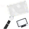 Unyqoos® Inklapbare leesloep met 48 LED's en dimfunctie voor gedetailleerd werk