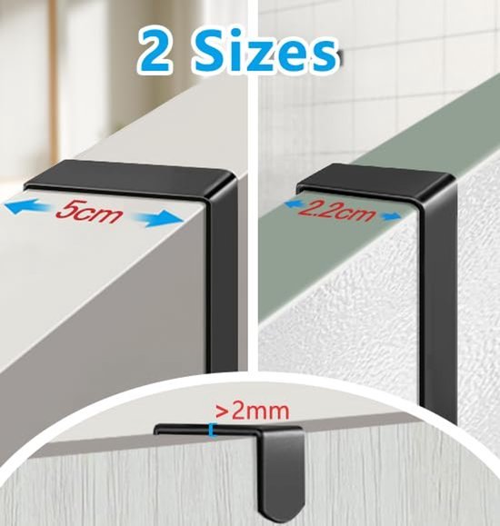 550x579-22.jpg Unyqoos® Multifunctionele Hangende Organizer voor Keuken en Badkamer met Zes Manden en Haken
