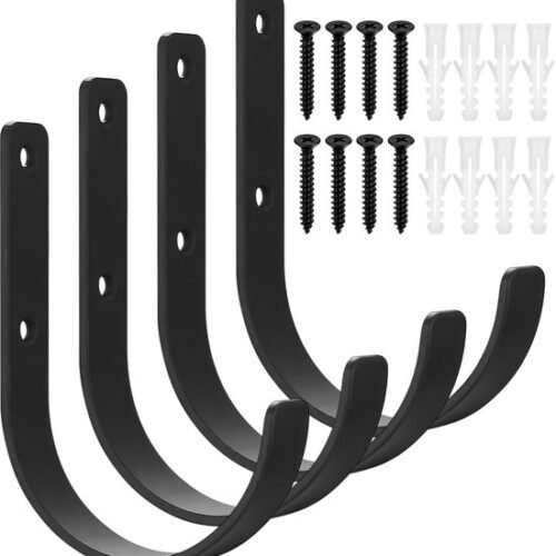 550x579-28.jpg Unyqoos® Set van vier robuuste wandhaken voor diverse toepassingen in huis en garage