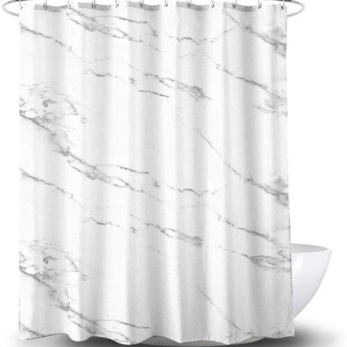 550x579-4.jpg Unyqoos® Elegante Marmerlook Douchegordijn met Antischimmel en Waterafstotende Eigenschappen, 120 x 200 cm