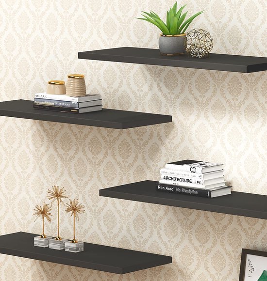 Unyqoos® Zelfklevende Decoratieve Folie voor Diverse Oppervlakken, 40 cm x 2 m, Antracietzwart