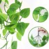 550x580-13.jpg Unyqoos® Set van twee decoratieve kunstplanten met manden voor binnen en buiten, groente, 100 cm