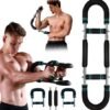 Unyqoos® Verstelbare arm- en borsttrainer met draagbare veerweerstand voor thuis en onderweg
