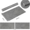 Unyqoos® Zelfklevende Grijze Plakfolie met Betonlook voor Meubels en Wanden, 40 x 500 cm