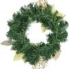 Unyqoos® Sfeervolle Kerstkrans met LED-verlichting en Decoratieve Elementen van 30 cm
