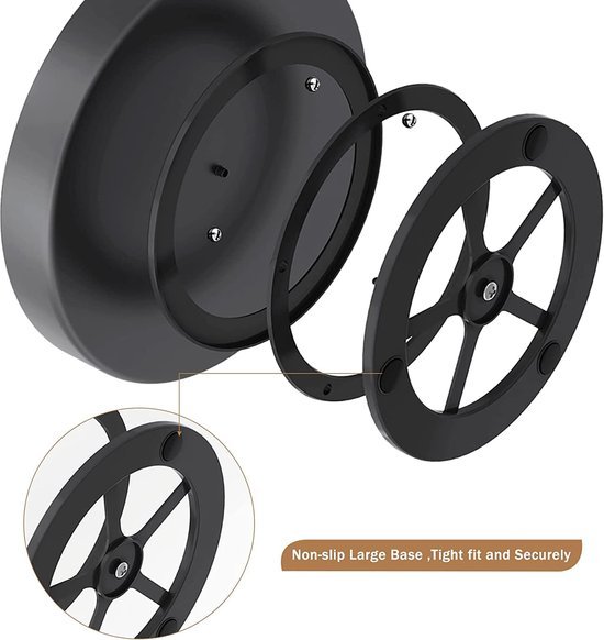 Unyqoos® Metalen 360° Draaibaar Kruidenrek met Twee Niveaus voor Keukenorganisatie