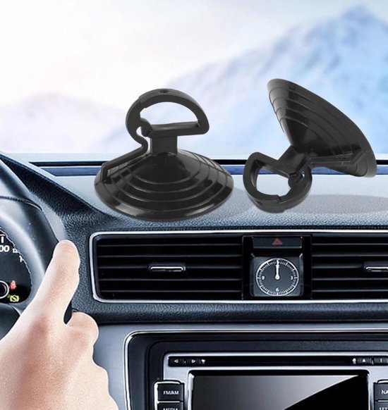 550x582-34.jpg Unyqoos® Set van 50 veelzijdige kunststof zuignappen voor auto en interieur